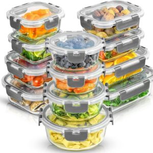 91ds16mRWLL._AC_SL1500_.jpg 24pc Borosilicate Glass Storage Containers with Lids
